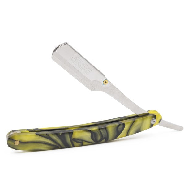 Marbled Disposable Blade Straight Razor (Clasp) – Brave & Bearded